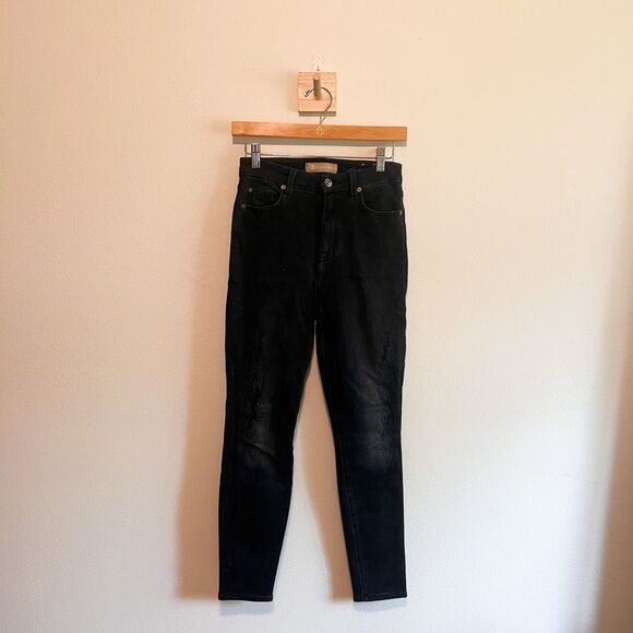 7 for all Mankind Aubrey High Rise Jeans Size 24 - Picture 4 of 8